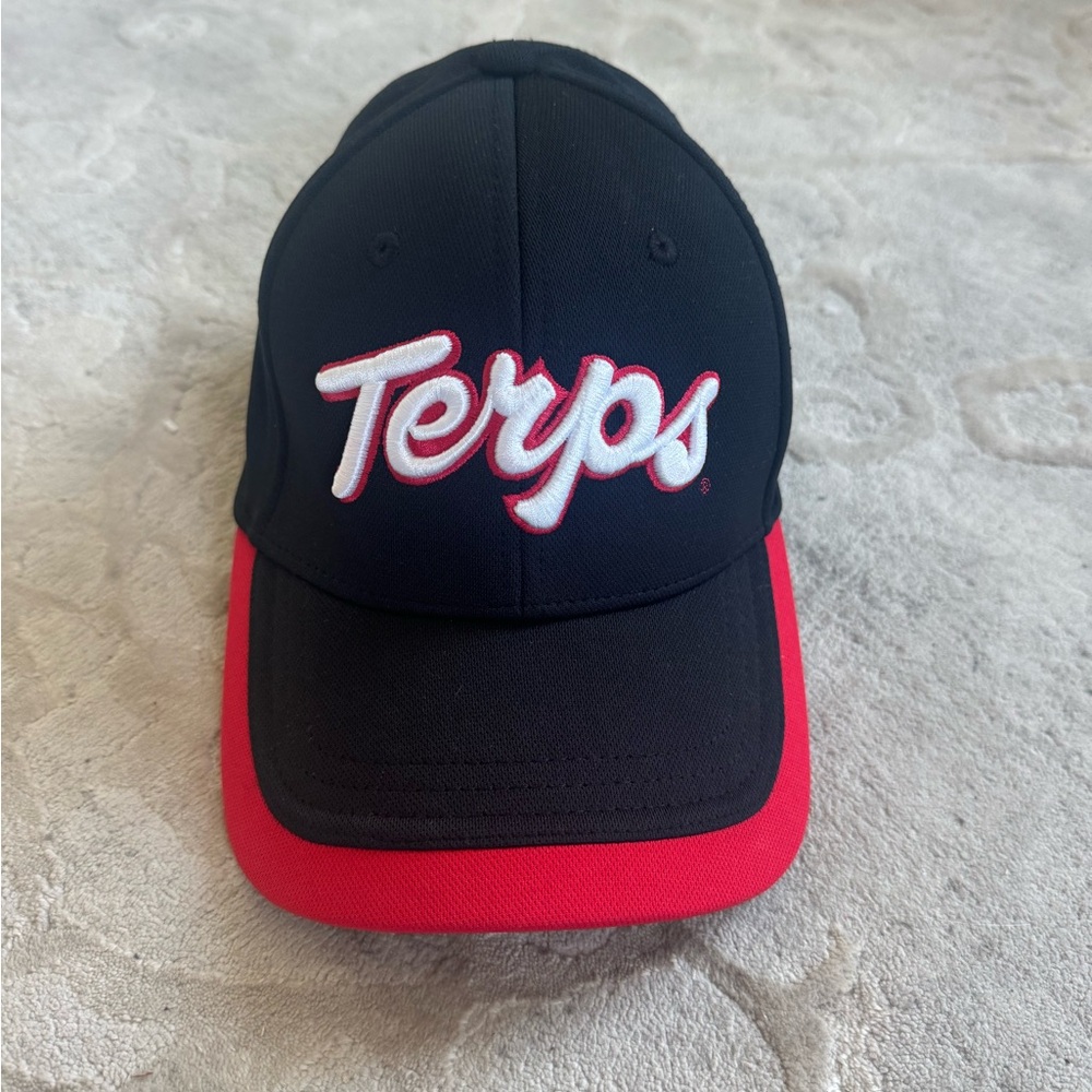 Black and Red 'Terps' Baseball Cap